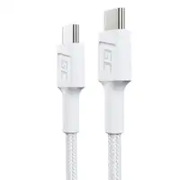 Green Cell GC PowerStream cable USB USB 3.2 Gen 1 (3.1 Gen 1) 0,3 m USB C Blanco