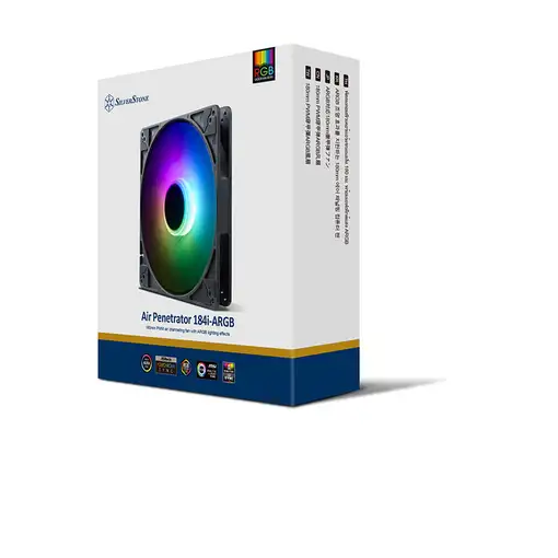 Silverstone Air Penetrator 184i Carcasa del ordenador Refrigerador de aire 180/200