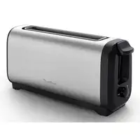 Moulinex LS5S0DE0 tostadora 7 2 rebanada(s) 1430 W Negro, Acero inoxidable