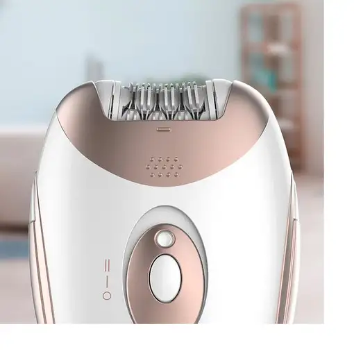 Cecotec 04334 depiladora 18 pinzas Bronce, Blanco