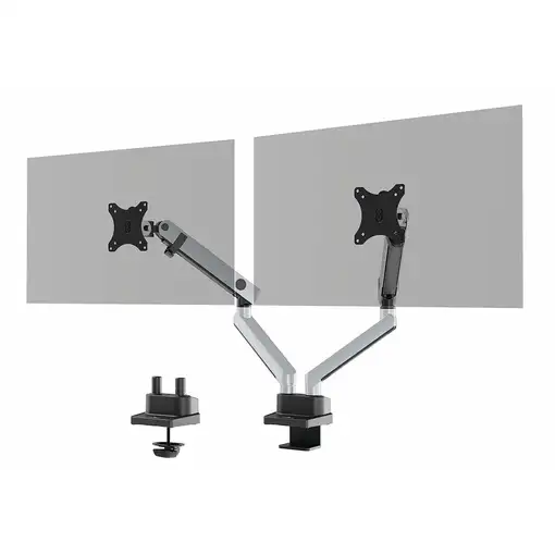 Durable 509723 soporte para monitor 81,3 cm (32'') Pared Plata