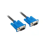 Lanberg CA-VGAC-10CU-0050-BK cable VGA 5 m VGA (D-Sub) Negro, Azul