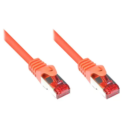 Alcasa 1m Cat6 S/FTP cable de red Naranja S/FTP (S-STP)
