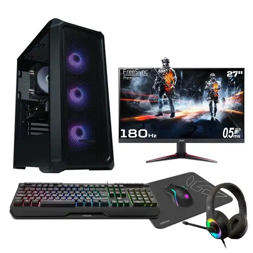 Epical-Q Pack Mplus86 Intel Core i7 12700F, 32GB, 1TB, RTX4060 + W11H