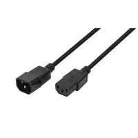 LogiLink CP091 cable de transmisión Negro 1,8 m C14 acoplador C13 acoplador