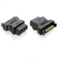 DeLOCK Adapter Power - IDE drive > 4 Pin SATA 15 p IDE 4p Negro