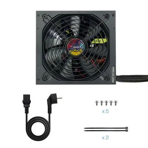 TooQ TQAPOLO-750SP unidad de fuente de alimentación 750 W 20+4 pin ATX ATX Negro