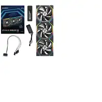 Lian Li UNI FAN SL Wireless 120 Carcasa del ordenador Ventilador 12 cm Negro 3 pie