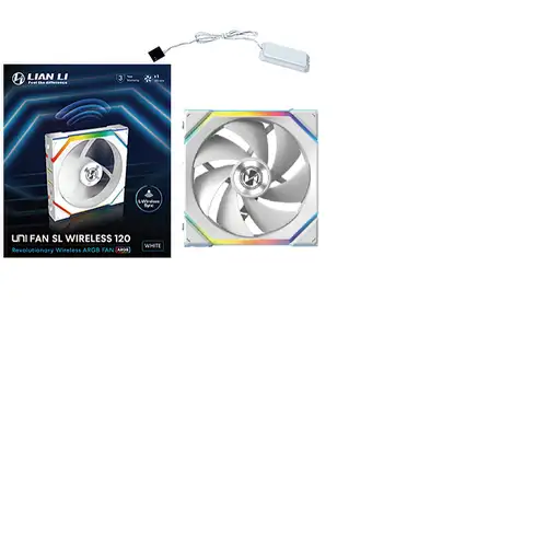 Lian Li UNI FAN SL Wireless 120 Carcasa del ordenador Ventilador 12 cm Blanco 1 pi