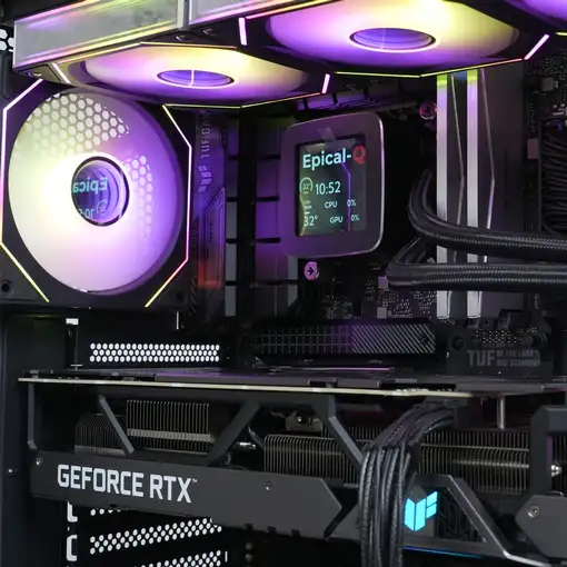 Epical-Q Laurent EVO AMD Ryzen 9 9950X3D, 64GB, 2TB SSD, RTX 5090 + W11P