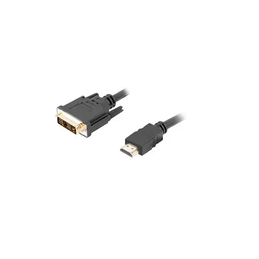 Lanberg CA-HDDV-10CC-0005-BK adaptador de cable de vídeo 0,5 m HDMI tipo A (Estánd