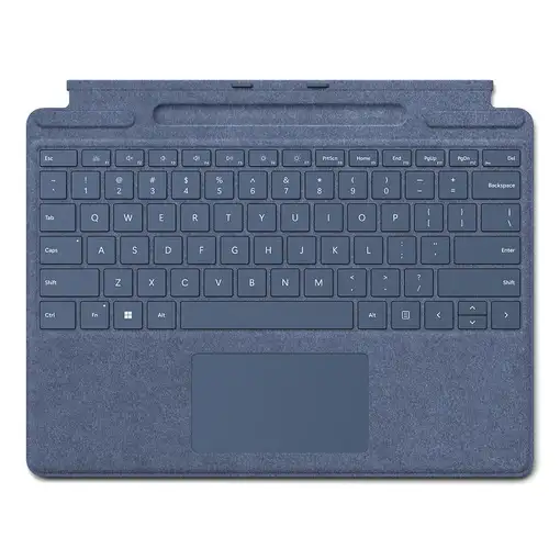 Microsoft Surface Pro QWERTY Inglés Microsoft Cover port Azul oscuro
