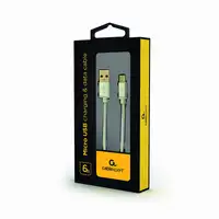 Gembird CCB-MUSB2B-AMBM-6-S cable USB USB 2.0 1,8 m Micro-USB B USB A Blanco