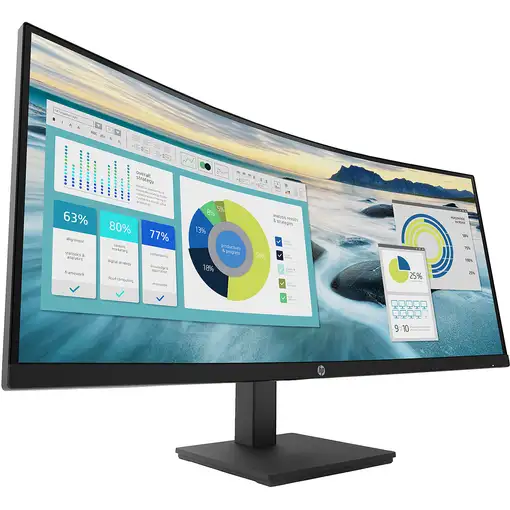 HP Monitor curvo P34hc G4 WQHD USB-C