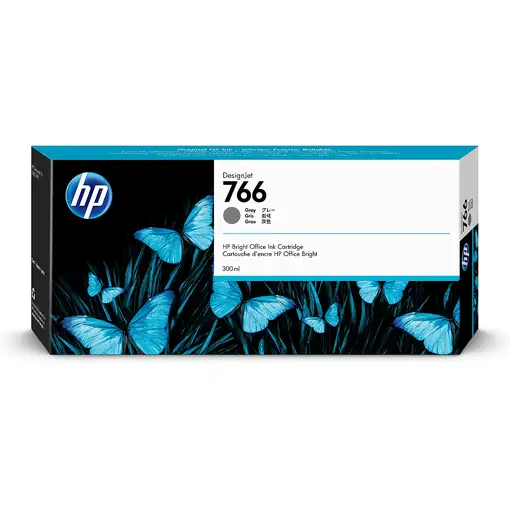 HP Cartucho de tinta gris DesignJet 766 de 300 ml HP Cartucho de tinta gris DesignJet 766 de 300 ml