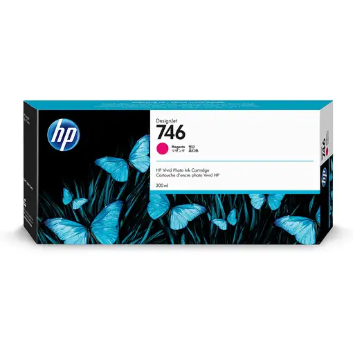 HP Cartucho de tinta magenta DesignJet 746 de 300 ml