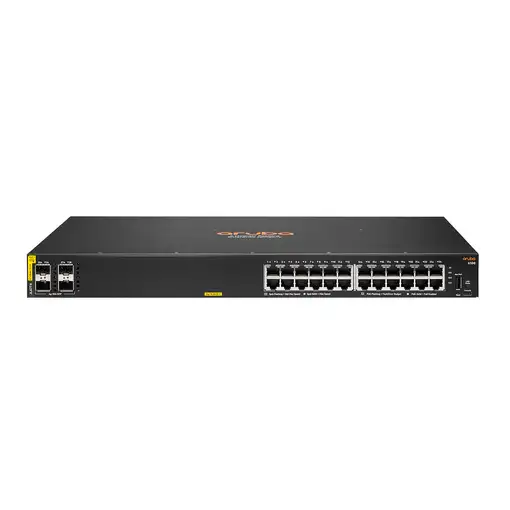 HPE Aruba Networking CX 6100 24G Class4 PoE 4SFP+ 370W Gestionado L3 Gigabit Ether