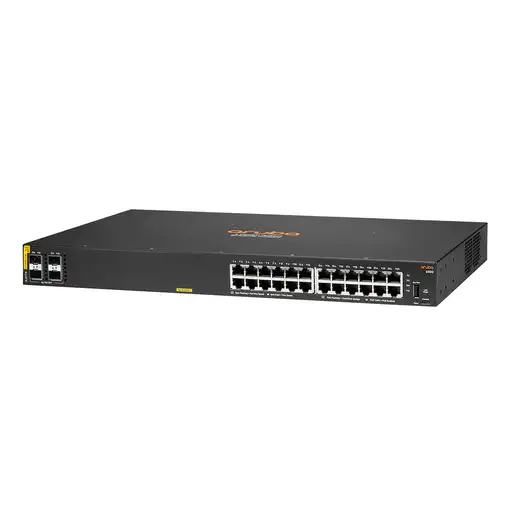 HPE Aruba Networking CX 6100 24G Class4 PoE 4SFP+ 370W Gestionado L3 Gigabit Ether