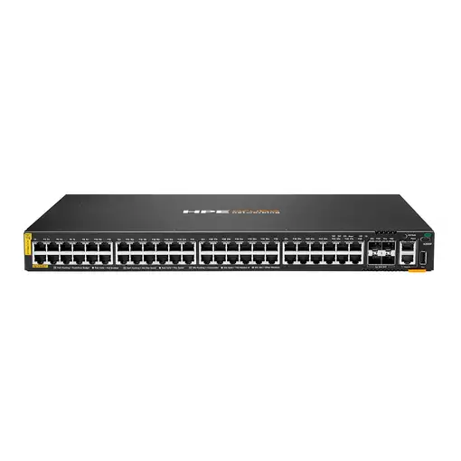 HPE Aruba Networking CX 6200F 48G Class4 PoE 4SFP+ 370W Gestionado L3 Gigabit Ethe