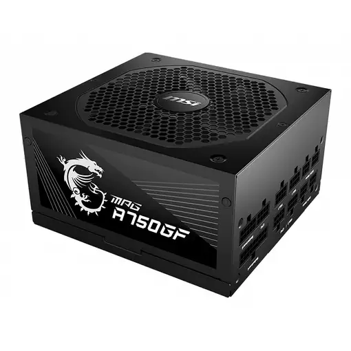 MSI MPG-A750GF unidad de fuente de alimentación 750 W 24-pin ATX ATX Negro MSI MPG-A750GF unidad de fuente de alimentación 750 W 24-pin ATX ATX Negro