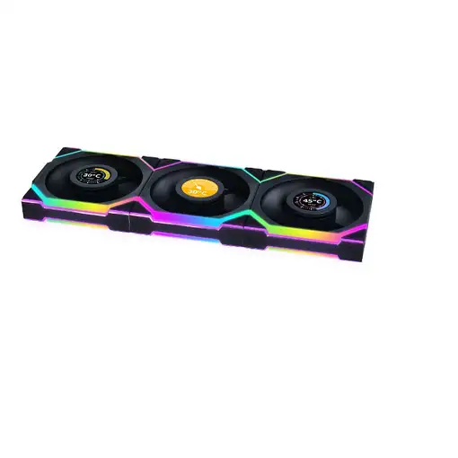Lian Li UNI FAN SL Wireless LCD 120 Carcasa del ordenador Ventilador 12 cm Negro 3