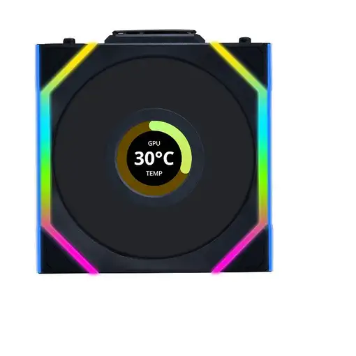 Lian Li UNI FAN SL Wireless LCD 120 Carcasa del ordenador Ventilador 12 cm Negro 3