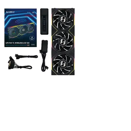 Lian Li 12RTLLCD1W3B sistema de refrigeración para ordenador Carcasa del ordenador