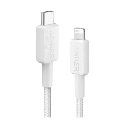 Anker A81B5G21 cable de conector Lightning 0,9 m Blanco