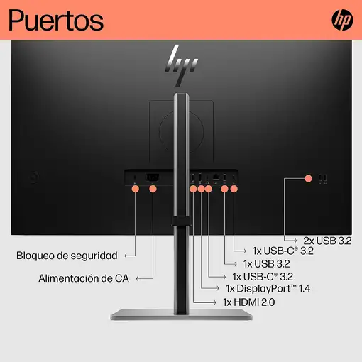 HP Monitor USB-C 4K E32k G5