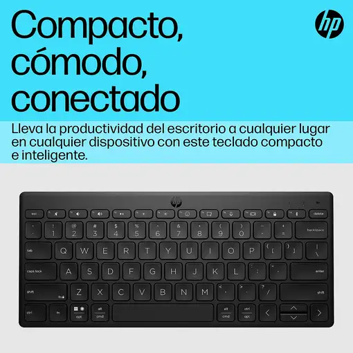 HP Teclado multidispositivo compacto 350 con Bluetooth