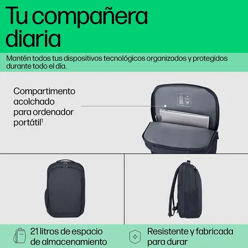 HP Mochila para portátil Everyday de 16 pulgadas