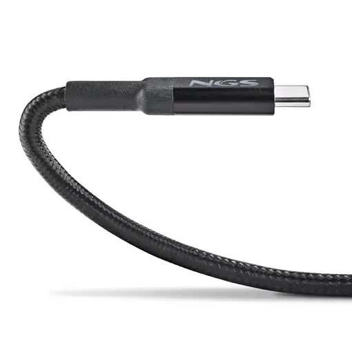 Cable de carga rápida de  USB-C a USB-C de 3 metros hasta 100W, NGS