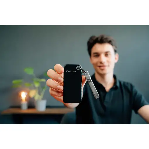 Verbatim Pocket SSD 1 TB USB Tipo C 3.2 Gen 2 (3.1 Gen 2) Negro, Gris