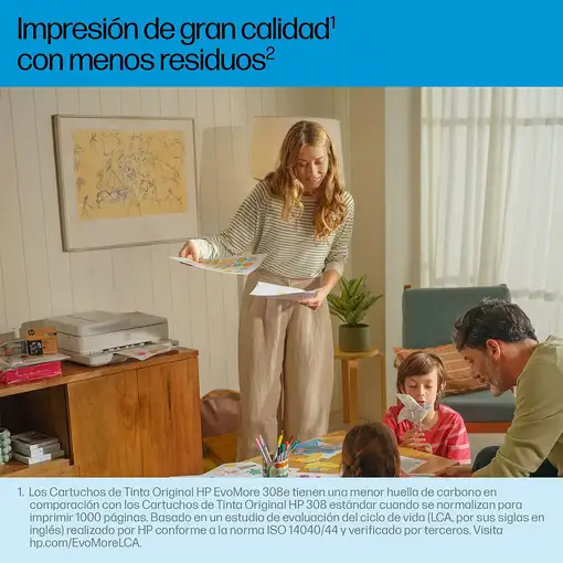 Hp tinta negro 7fp22ue 308e  320 copias evomore hp 308e negra