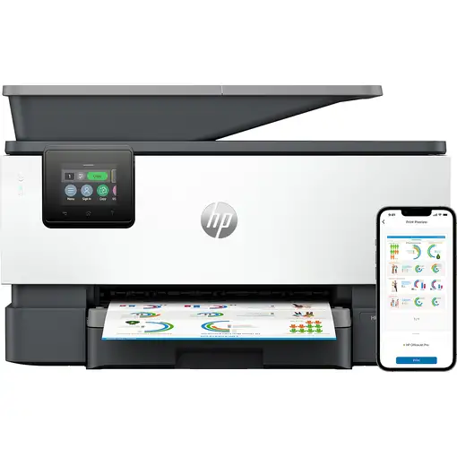 HP OfficeJet Pro 9120b Inalámbrico All-in-One Color Impresora, Impresión a doble c