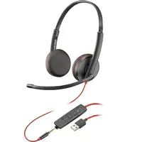 POLY Auriculares Blackwire 3225 estéreo USB-A (paquete)