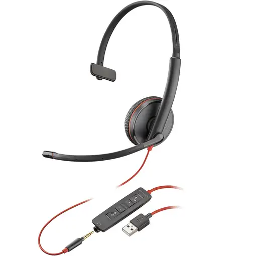 POLY Auriculares Blackwire 3215 monaural USB-A (paquete) POLY Auriculares Blackwire 3215 monaural USB-A (paquete)