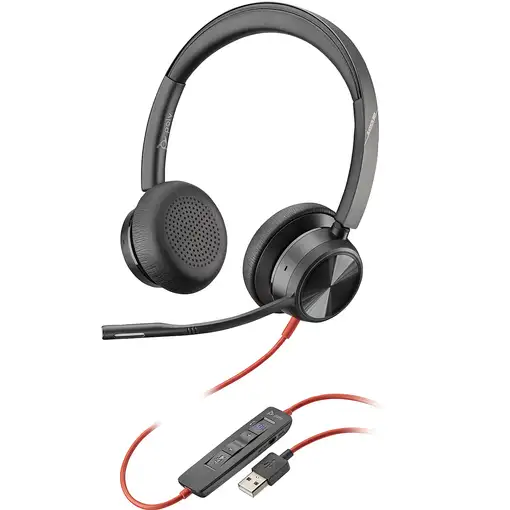 POLY Auriculares Blackwire 8225 USB-A con certificación para Microsoft Teams