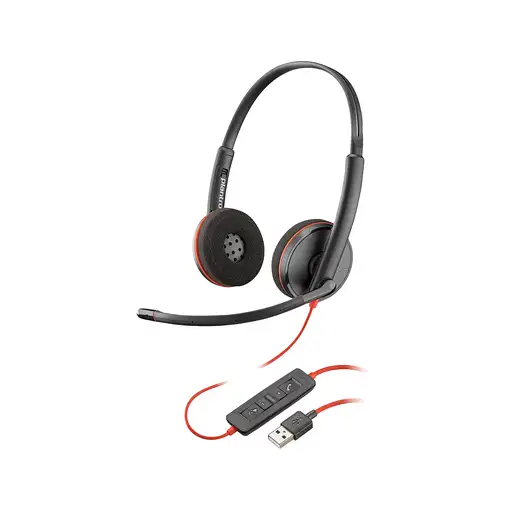 POLY Auriculares Blackwire 3220 estéreo USB-A (paquete)