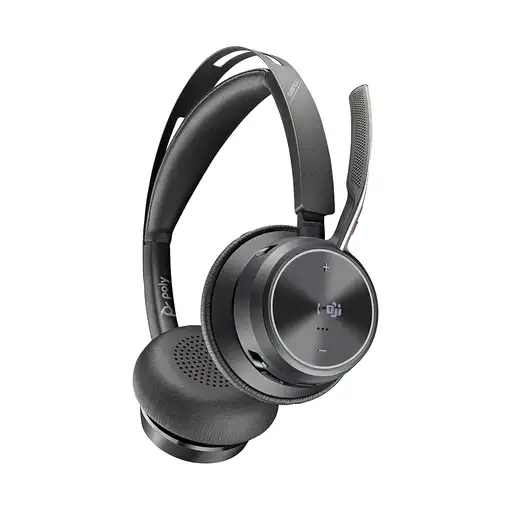 POLY Auriculares USB-A Voyager Focus 2 con certificación para Microsoft Teams