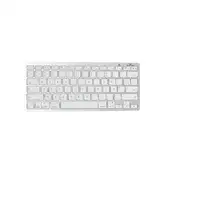 Bluestork BS-KB-MICRO/BT/SP teclado Hogar Bluetooth QWERTY Español Plata, Blanco