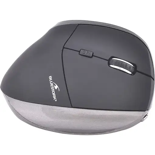 Bluestork M-WL-ERGO-BK ratón Oficina mano derecha RF inalámbrico 1200 DPI