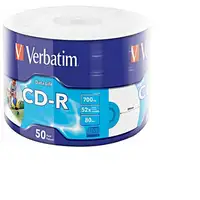Verbatim 50x CD-R 700 MB 52x 50 pieza(s)