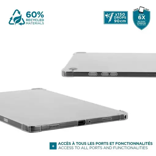Mobilis 058031 funda para tablet 22,1 cm (8.7'') Transparente