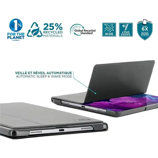 Mobilis 068013 funda para tablet 26,9 cm (10.6'') Libro Negro