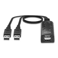 Lindy 32165 interruptor KVM Negro