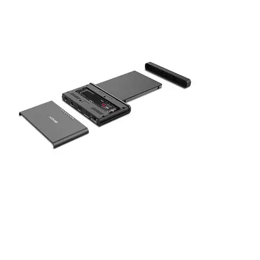 Lindy 43359 base de conexión para disco duro USB 3.2 Gen 2 (3.1 Gen 2) Type-C Negr