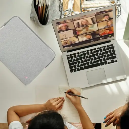 Mobilis 049015 maletines para portátil 35,6 cm (14'') Funda Gris, Rosa