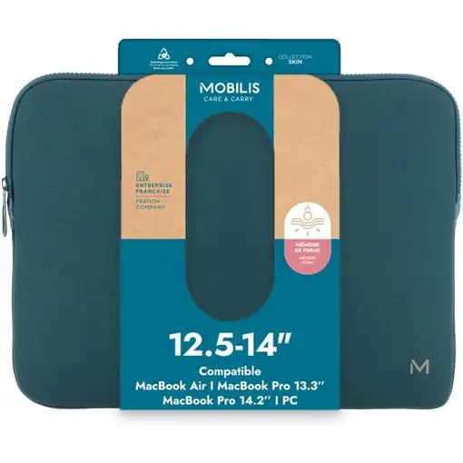 Mobilis 49017 maletines para portátil 35,6 cm (14'') Funda de protección Azul