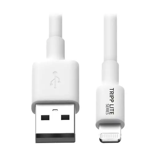 Tripp Lite M100-003-WH Cable de Sincronización y Carga USB-A a Lightning, Certific